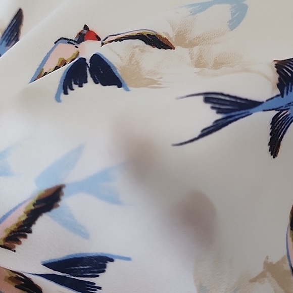 DR2 Sheer 3/4 Sleeve Top sz L - Picture 6 of 9